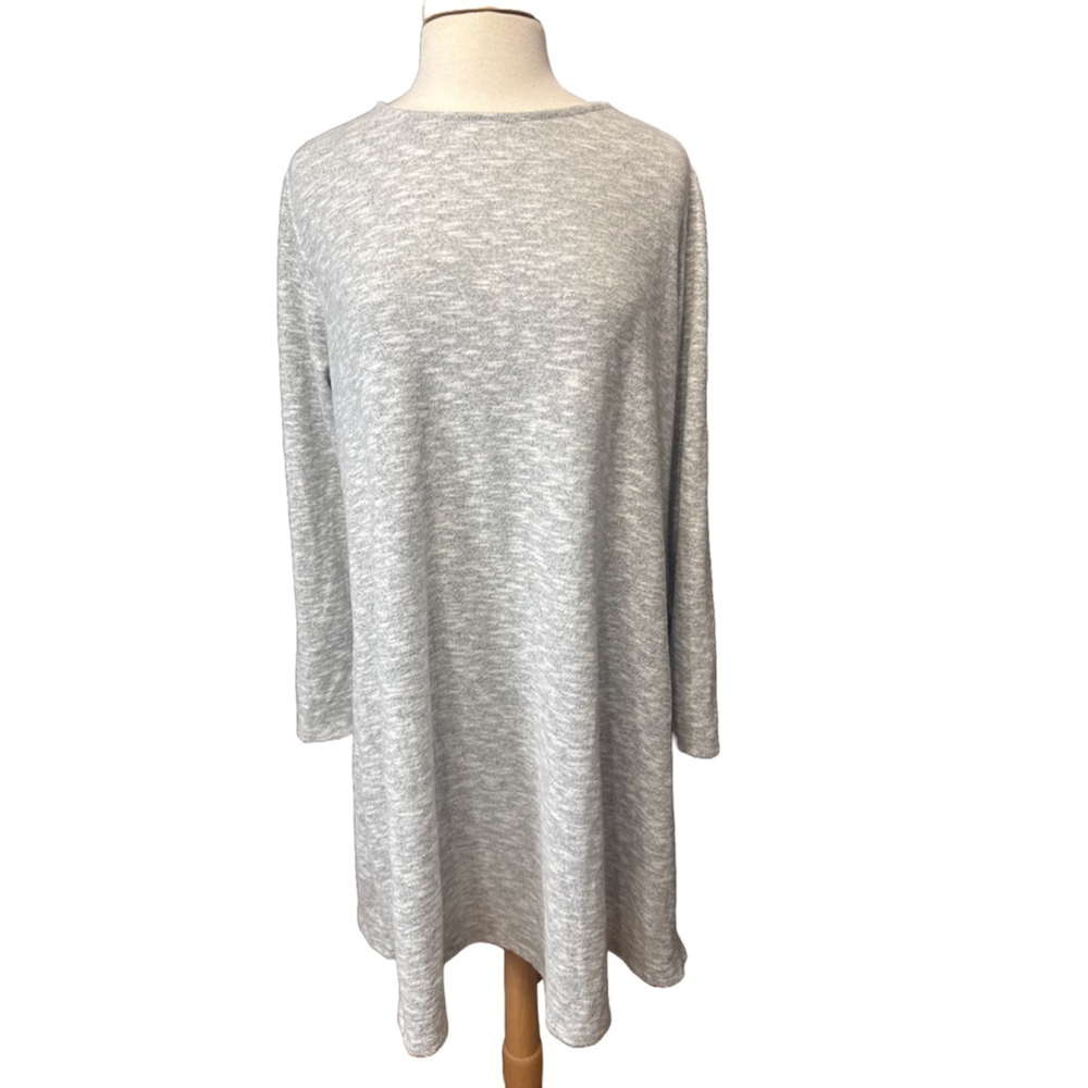 MAURICE’S Dress Size 1X Gray Long Sleeve